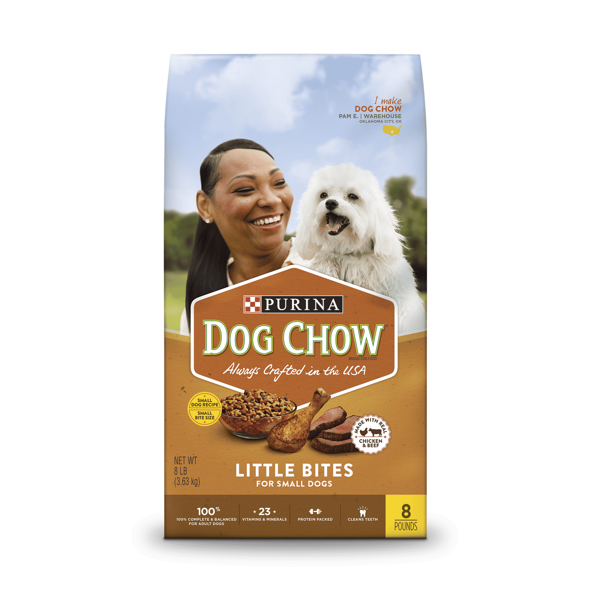 Purina Dog Chow Small Breed Dry Dog Food, Little Bites With Real ...