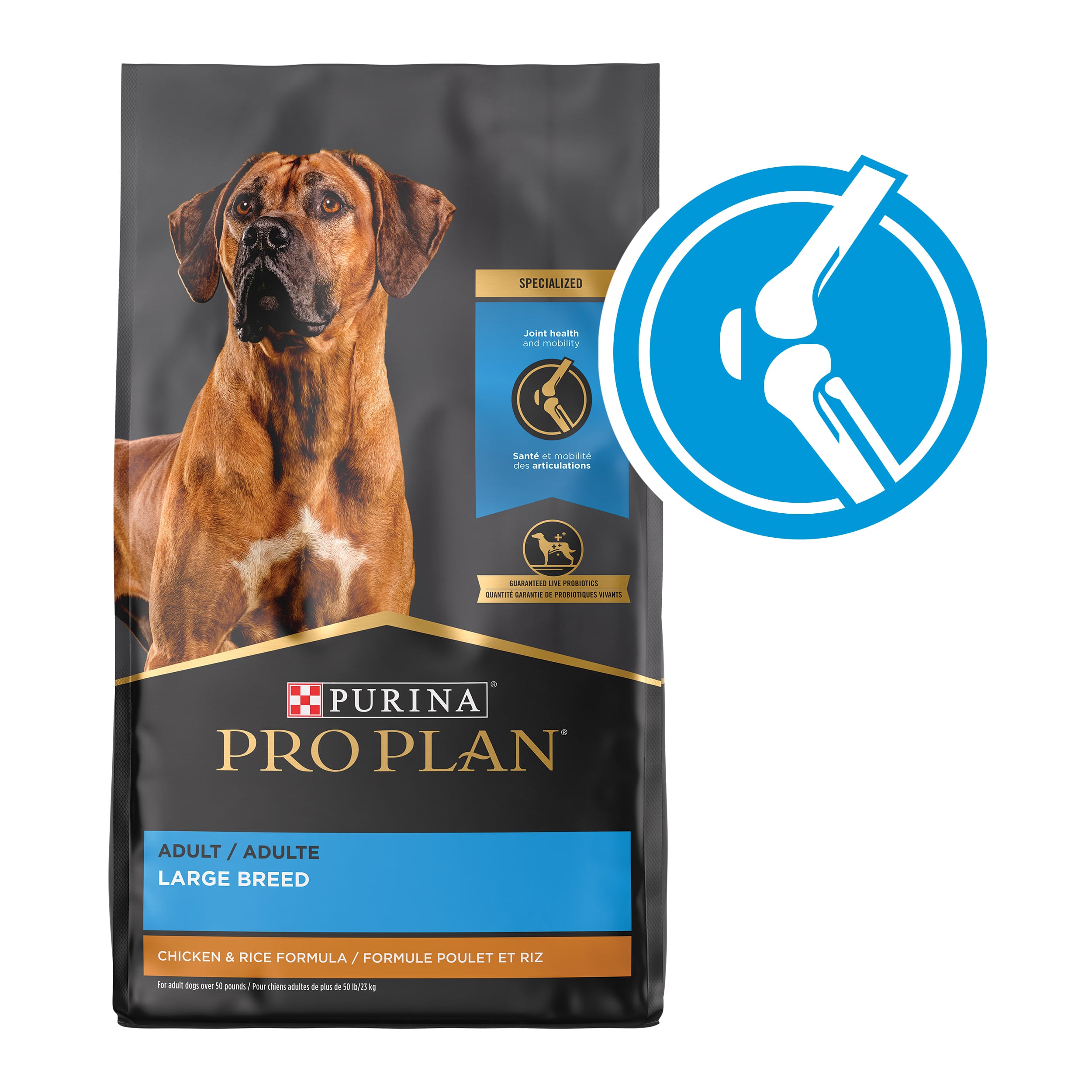 Purina Pro Plan High Protein, Digestive Health Large Breed Dry Dog Food ...