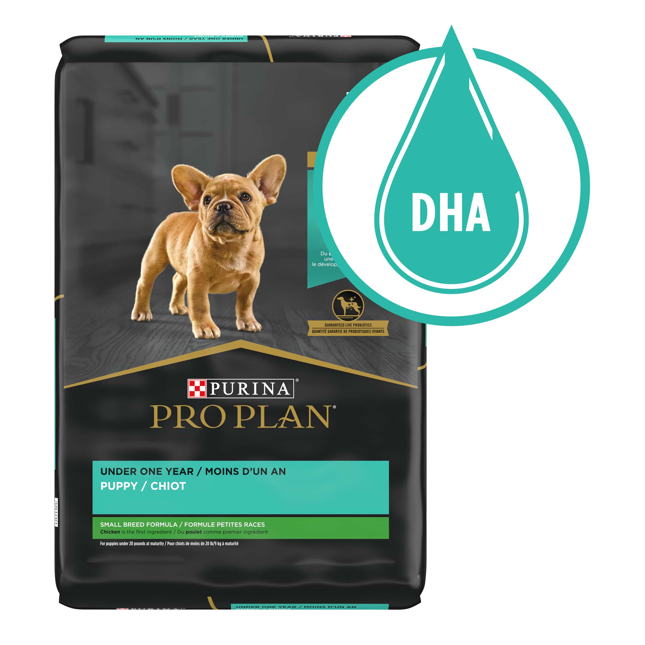 Purina Pro Plan High Protein Small Breed Dry Puppy Food, Chicken &  Rice ...
