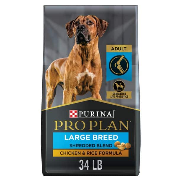 Purina Pro Plan Joint Health Large Breed Dog Food, Shredded Blend ...