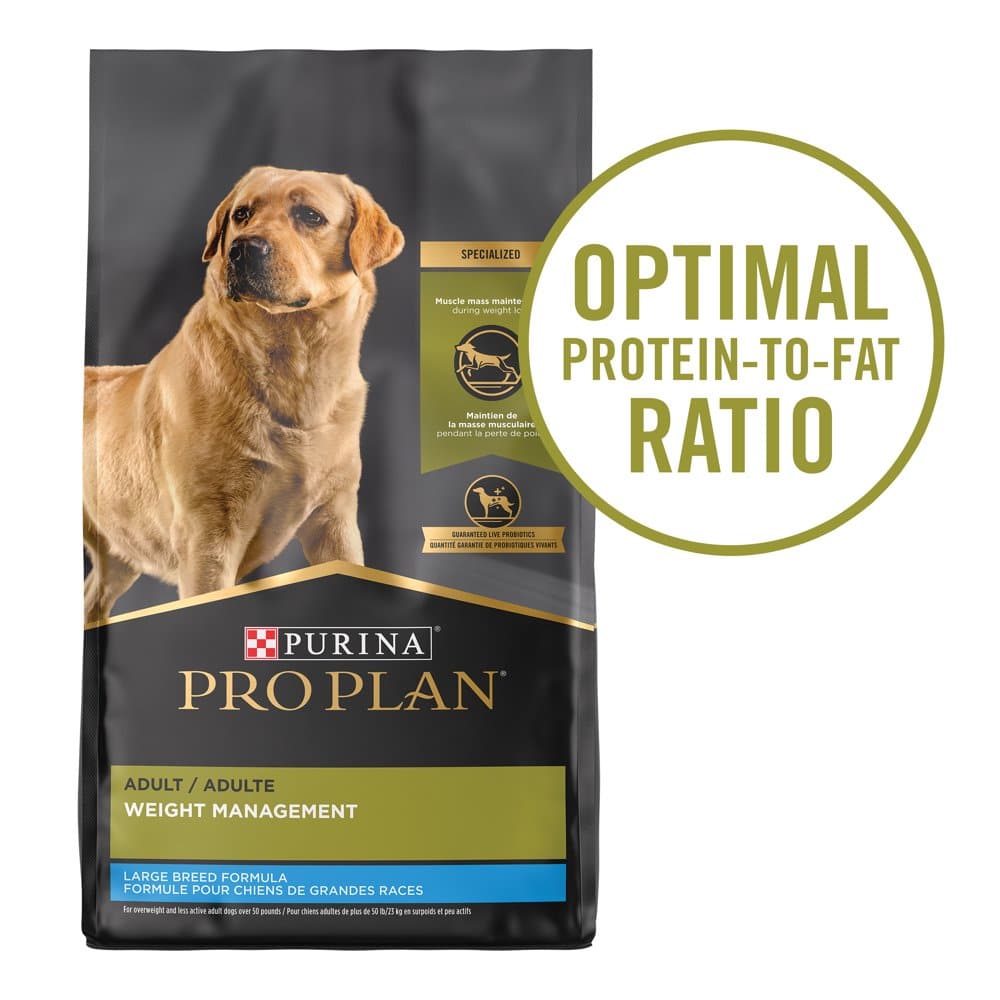 Purina Pro Plan Low Fat, Weight Management Large Breed Dry Dog Food ...