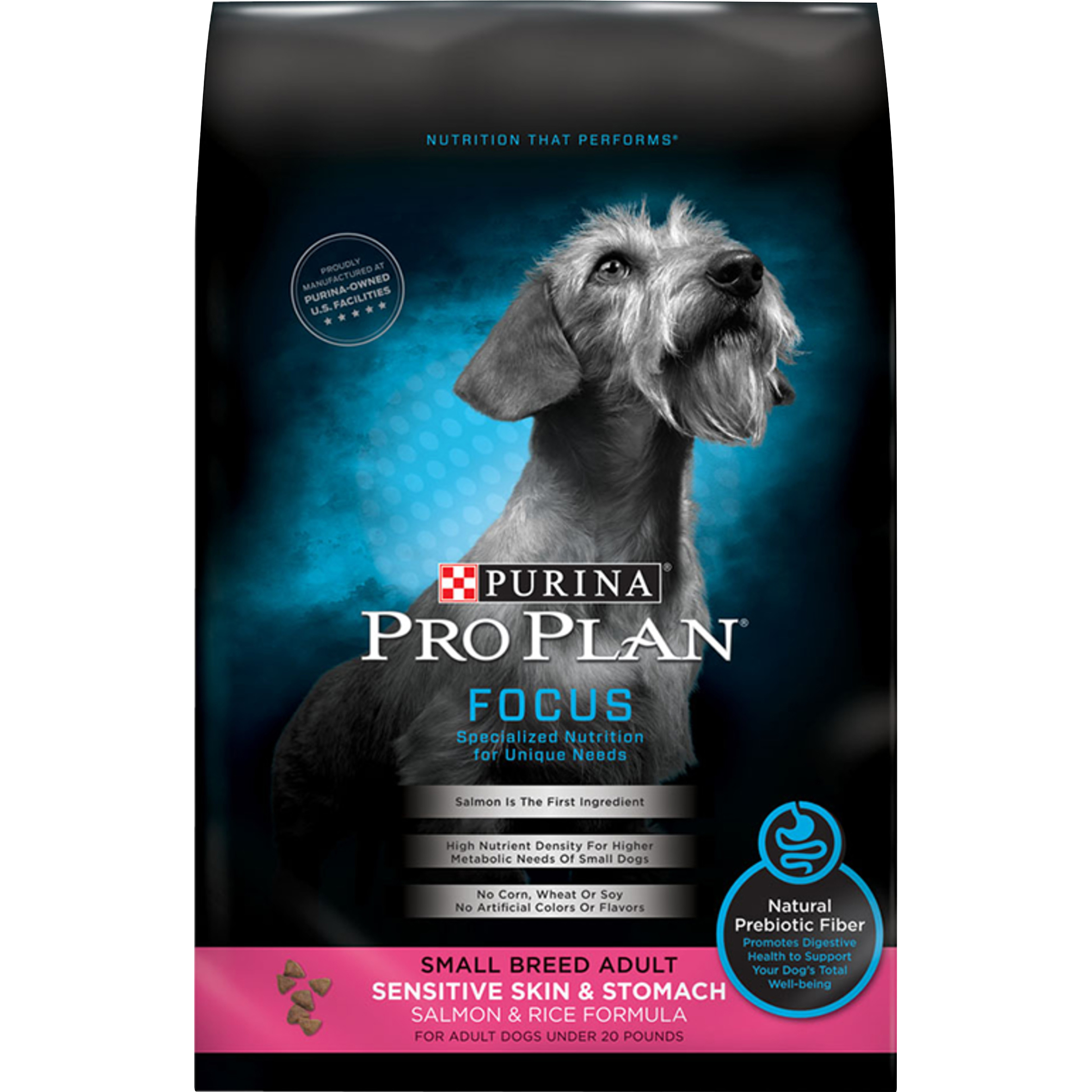 Purina Pro Plan Sensitive Stomach Small Breed Dry Dog Food, FOCUS ...