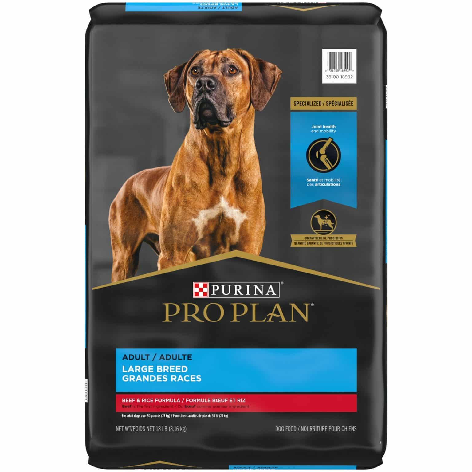 Purina Pro Plan Specialized Joint Health and Mobility Beef &  Rice ...