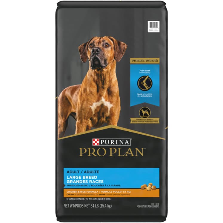 Purina Pro Plan Specialized Shredded Blend Adult Large Breed Chicken ...