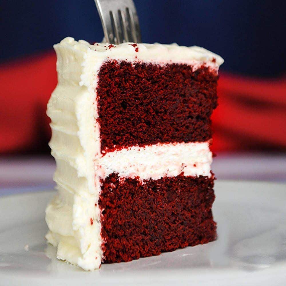 Real red velvet cake is not chocolate cake with food coloring