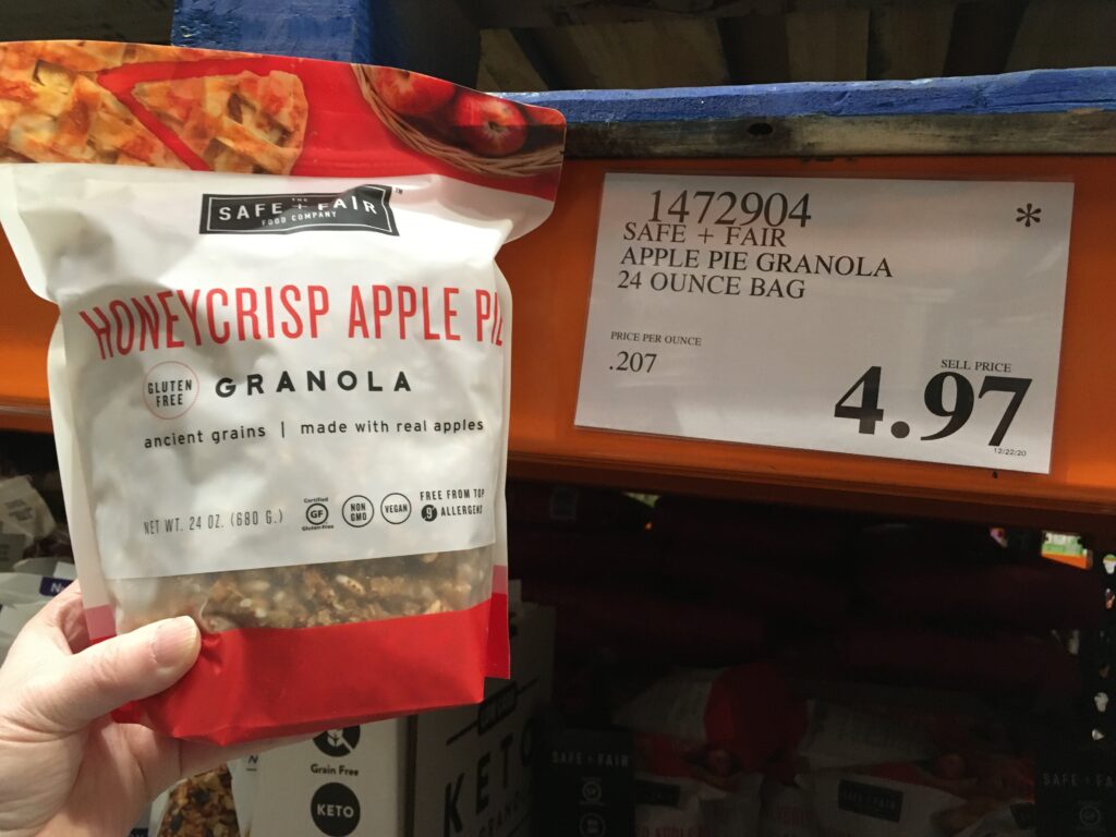 Safe + Fair Honeycrisp Apple Pie Granola
