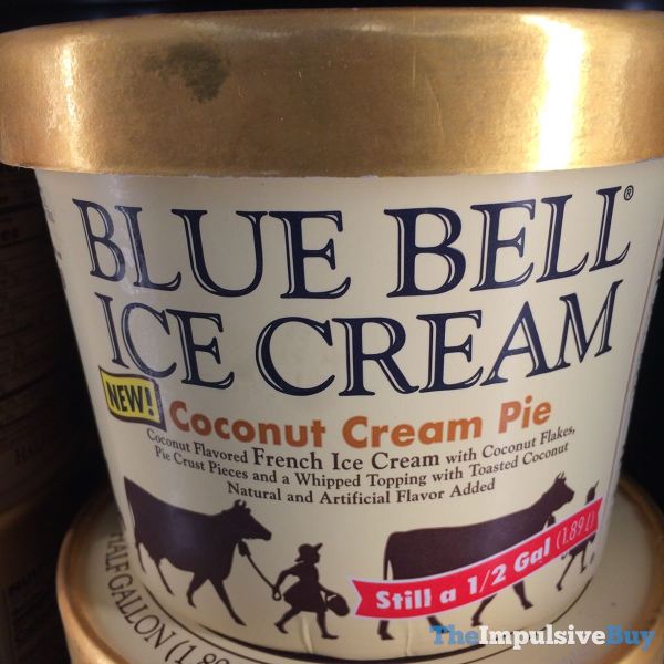 SPOTTED: Blue Bell Coconut Cream Pie Ice Cream
