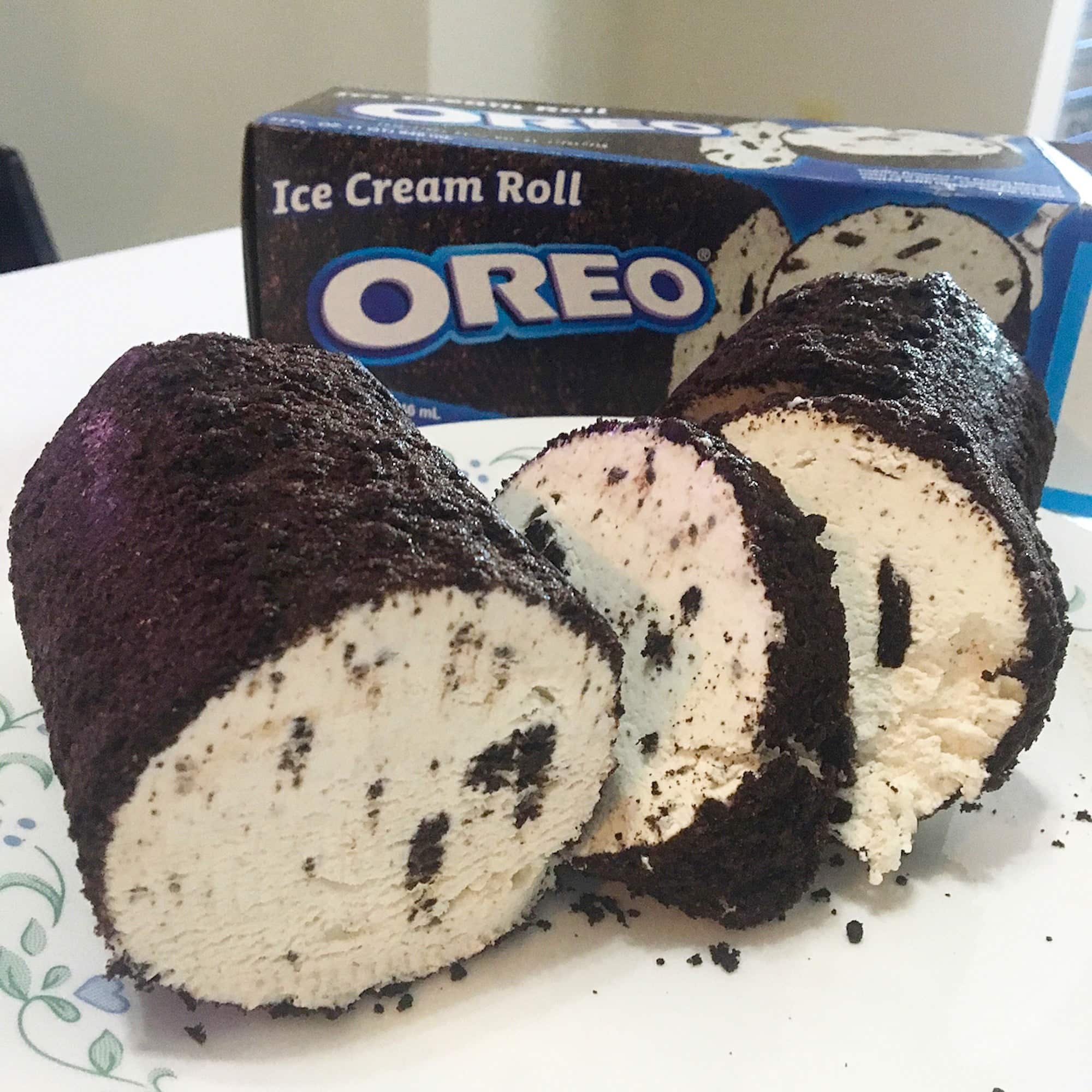 target ice cream cake roll