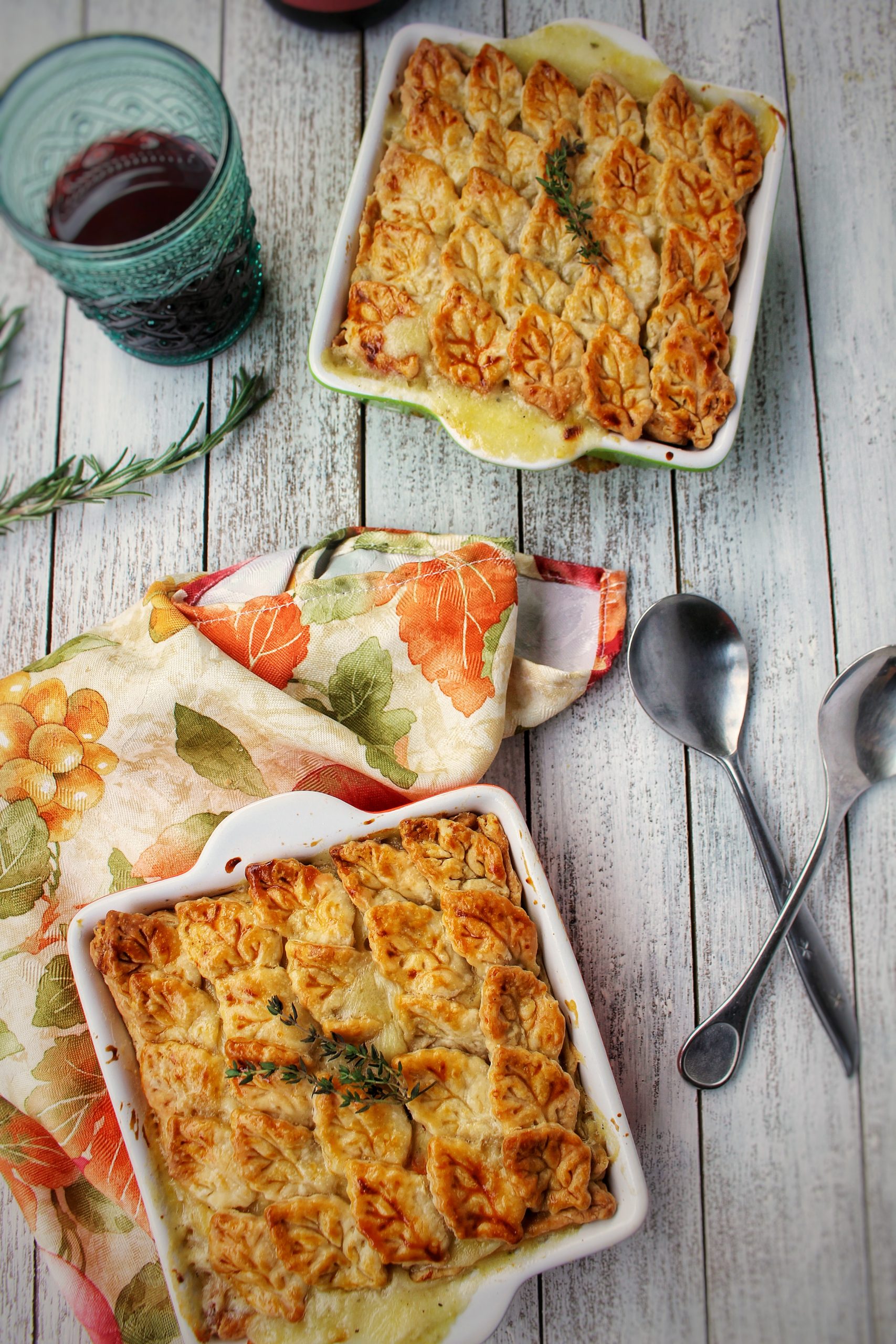 The Best Individual Chicken Pot Pies With Leaf Crust