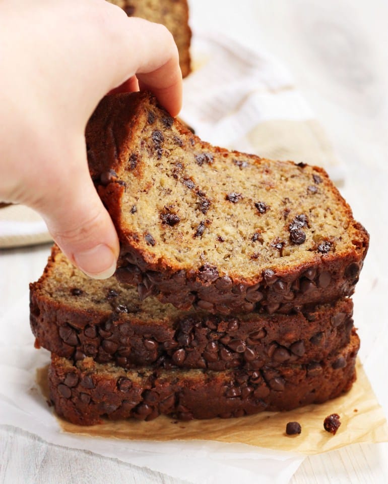 The BEST Moist Chocolate Chip Banana Bread  Scientifically Sweet