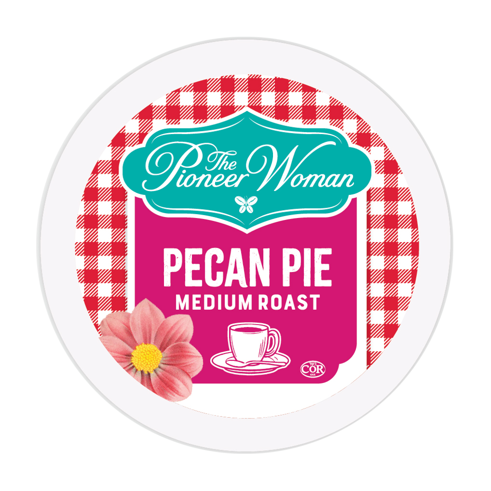 The Pioneer Woman Pecan Pie Coffee Pods, Medium Roast, 24 ...