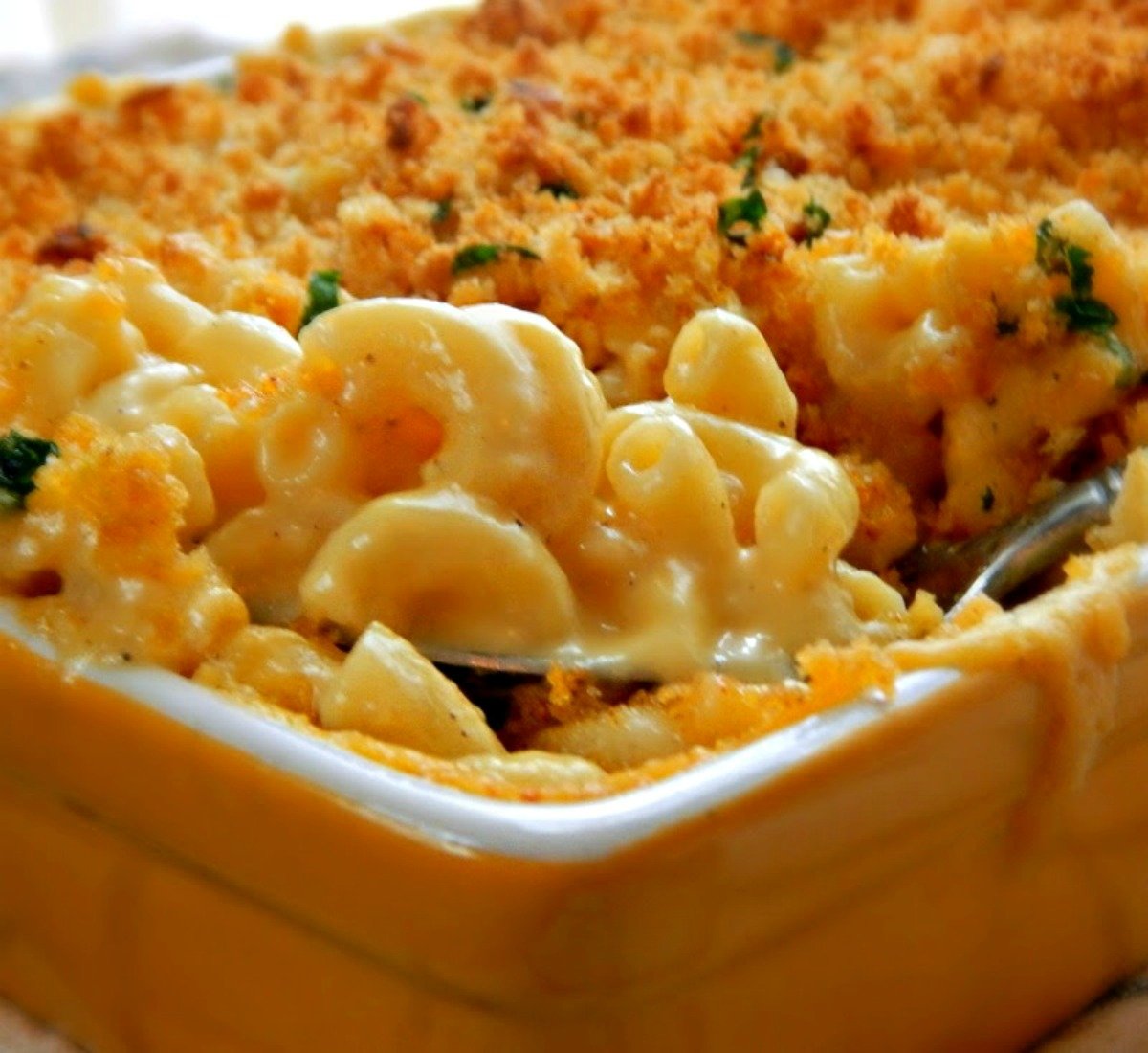 Ultimate Macaroni &  Cheese with Herbed Bread Crumbs