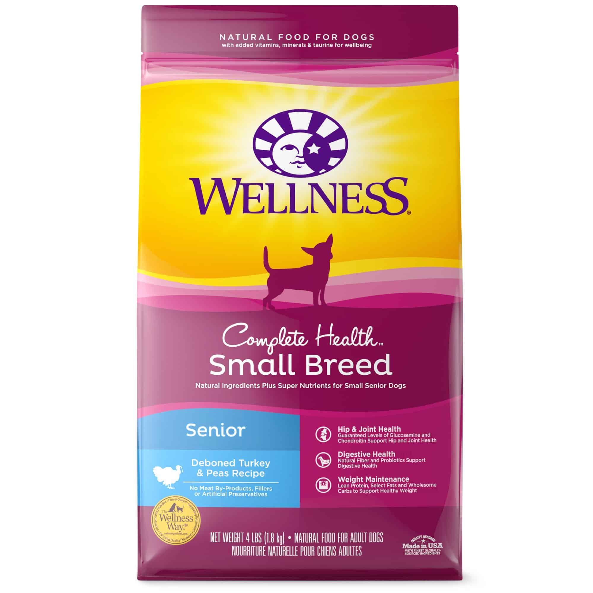 Wellness Complete Health Natural Small Breed Senior Health Recipe Dry ...