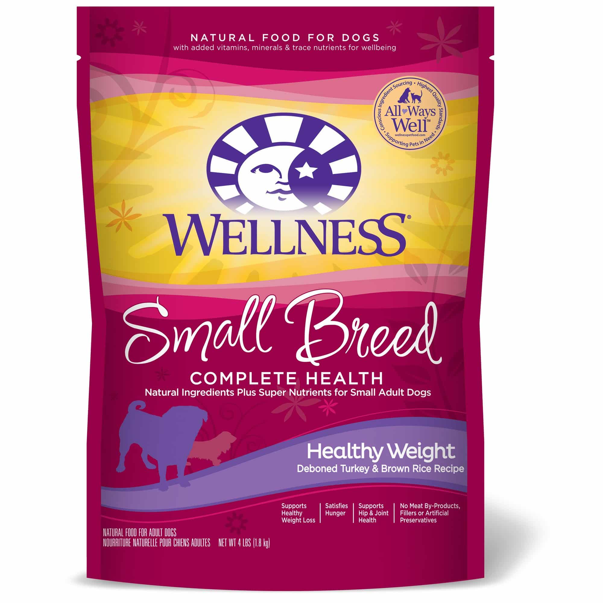 Wellness Small Breed Complete Health Healthy Weight Turkey &  Brown Rice ...
